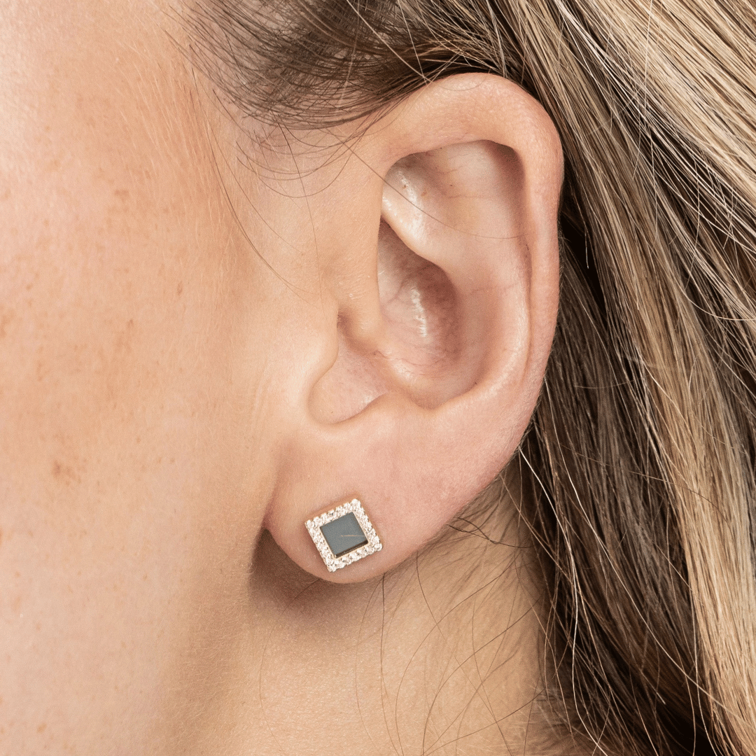 Shiny Tanaor Earrings -  זהב ויהלומים