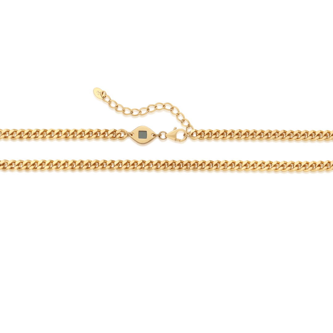 Cuban Necklace 5mm - זהב 14 קראט