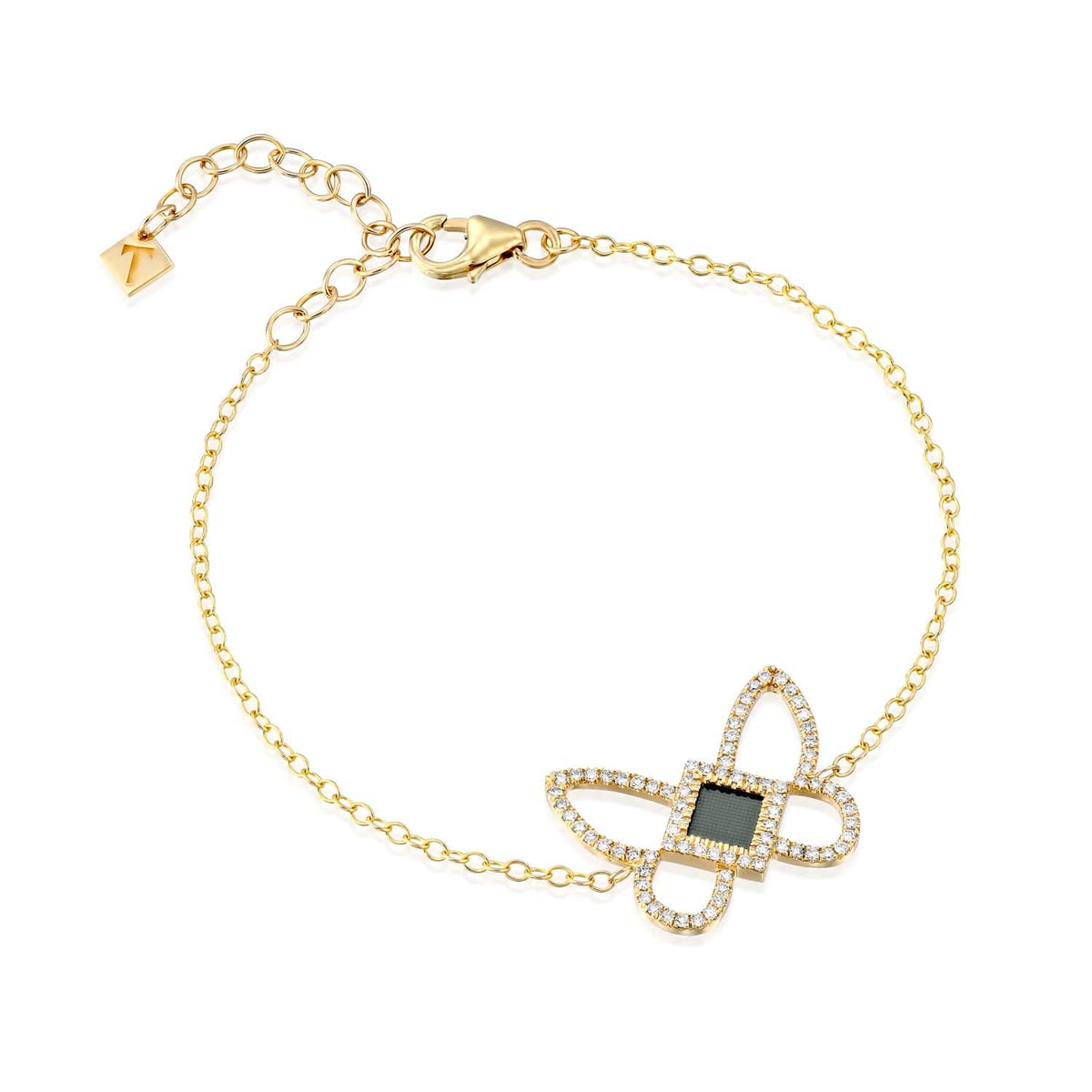 Butterfly Bracelet - זהב ויהלומים
