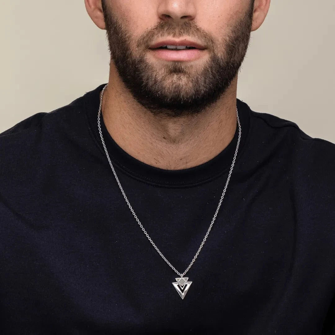 Triangle Necklace - זהב 14 קראט