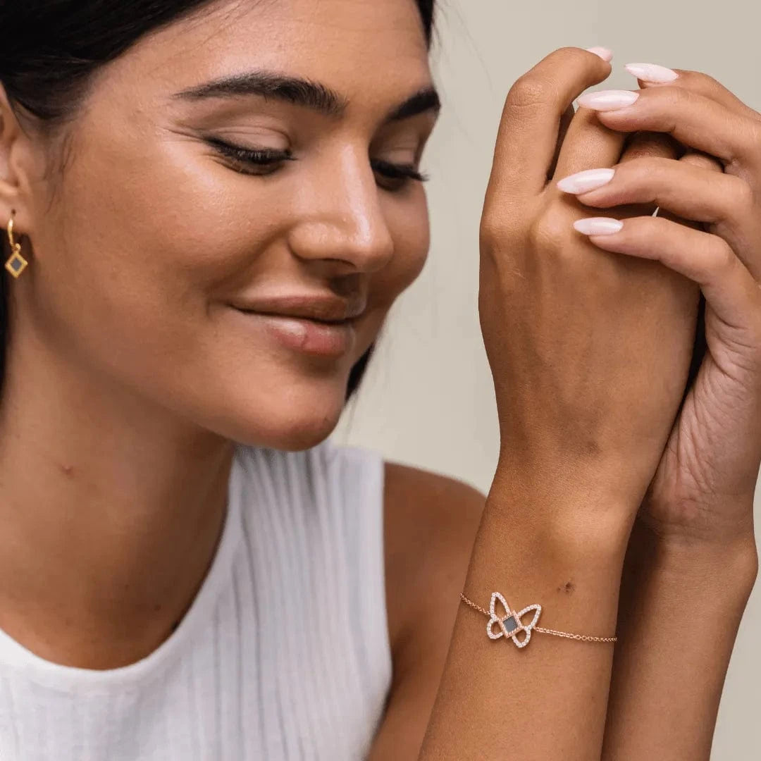 Butterfly Bracelet - זהב ויהלומים