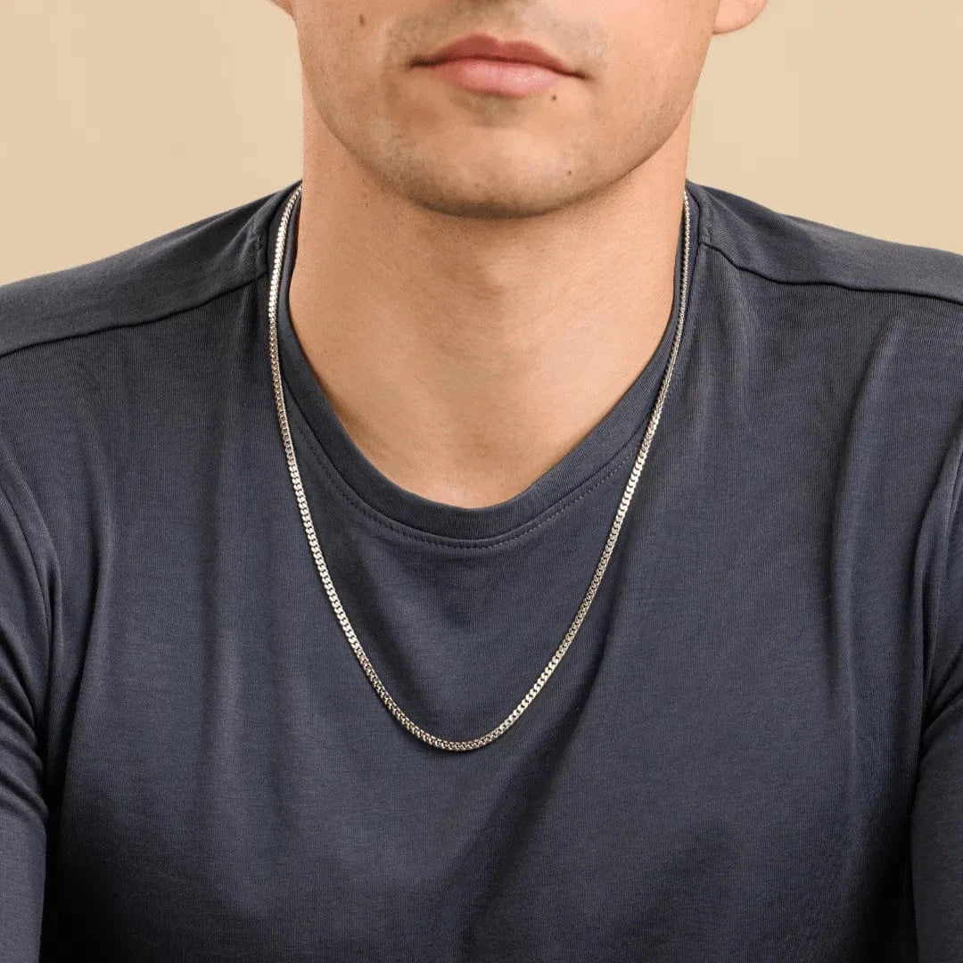 Set Cuban Necklace & Bracelet For Him - 3mm