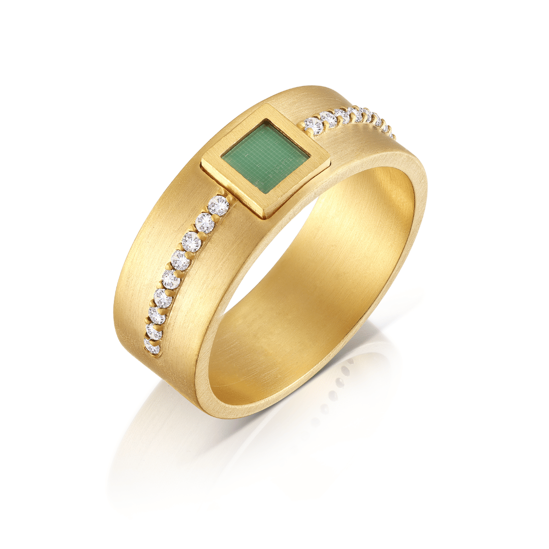 The Legacy White Diamond Ring - זהב ויהלומים (Women)