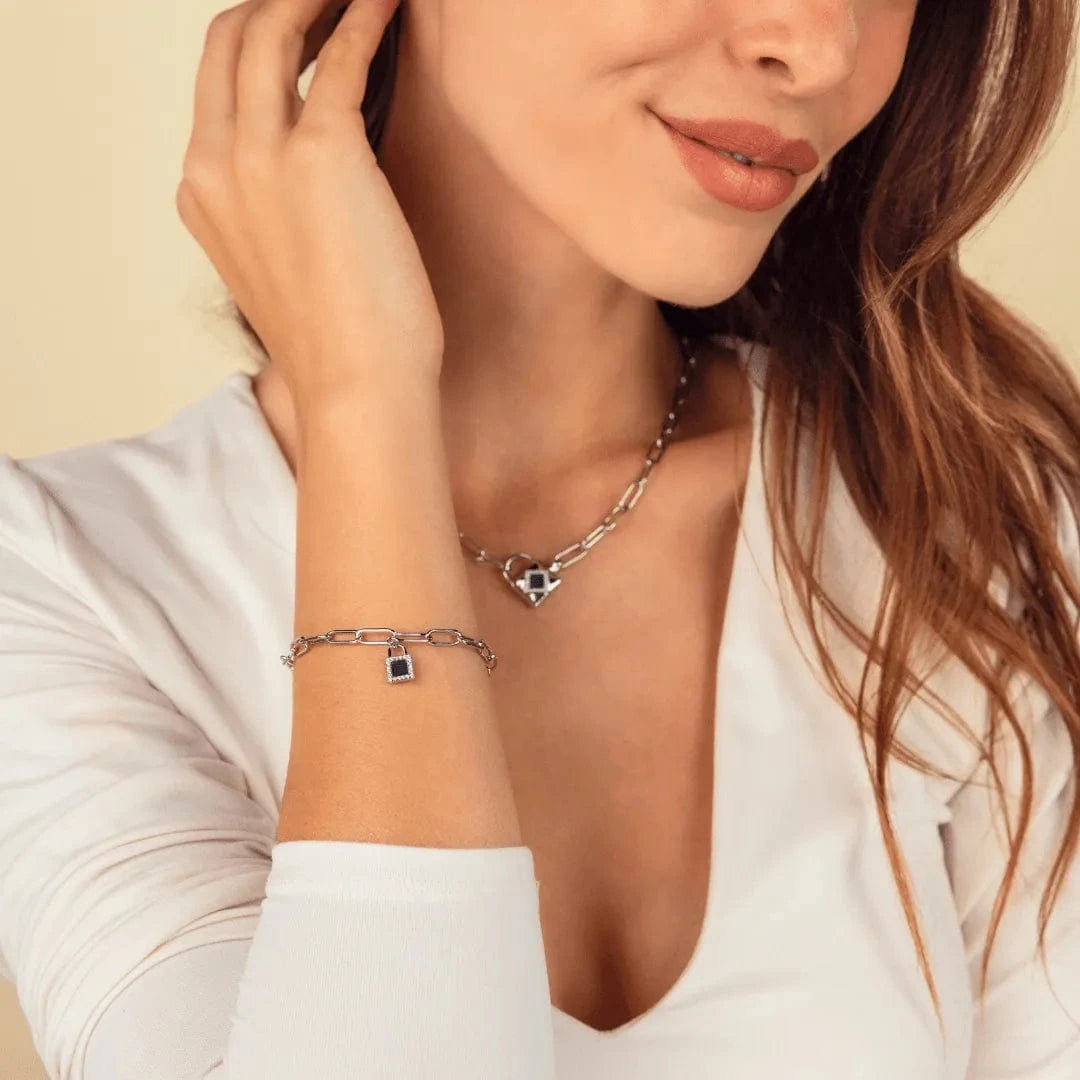 The Shiny Locker Bracelet- זהב ויהלומים