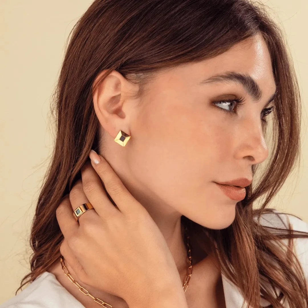 TANAOR Classic Earrings - זהב ויהלומים