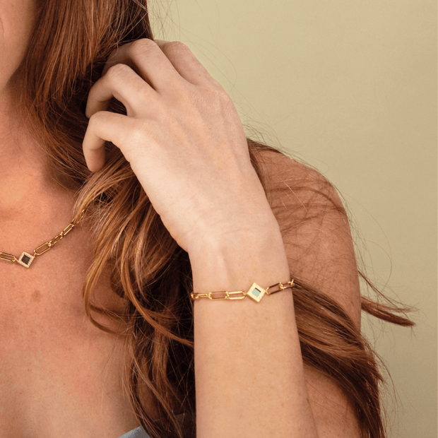 The Princess Clip Bracelet - זהב ויהלומים