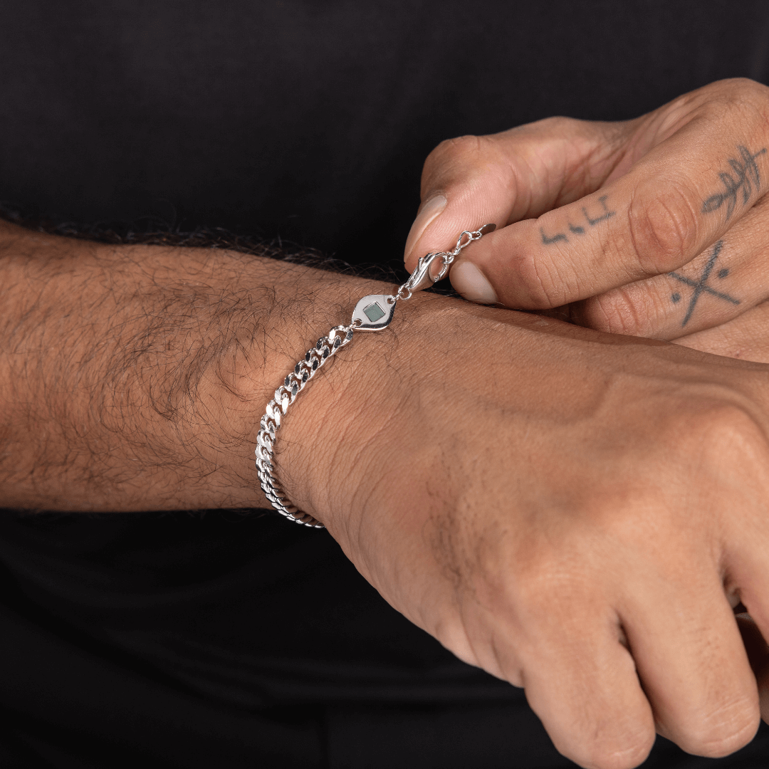 Cuban Plate Bracelet for men - 5mm