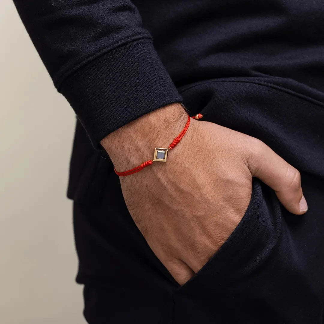 Red Good Eye Bracelet - זהב 14 קראט