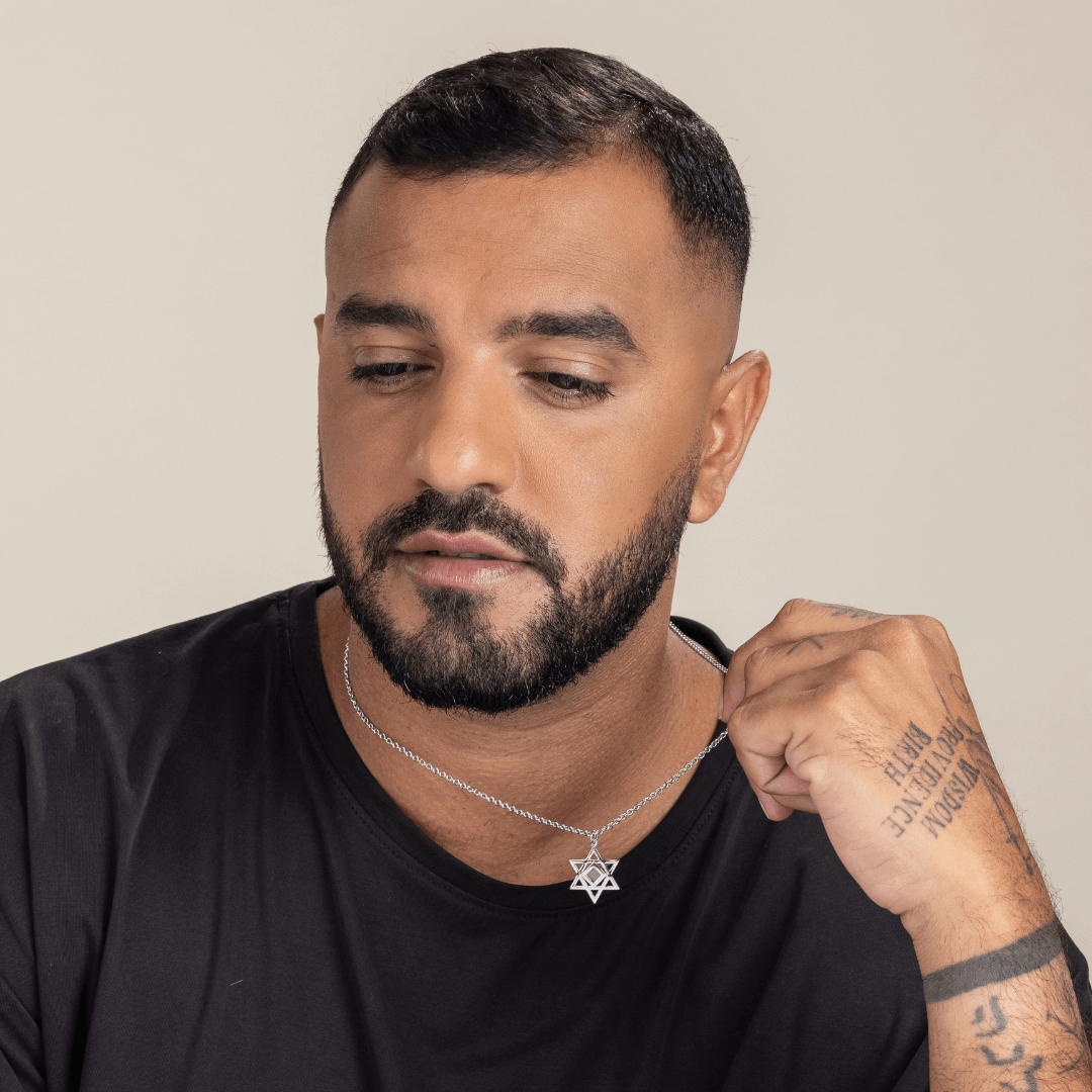 Set of Energy Bracelet & Star Of David Necklace