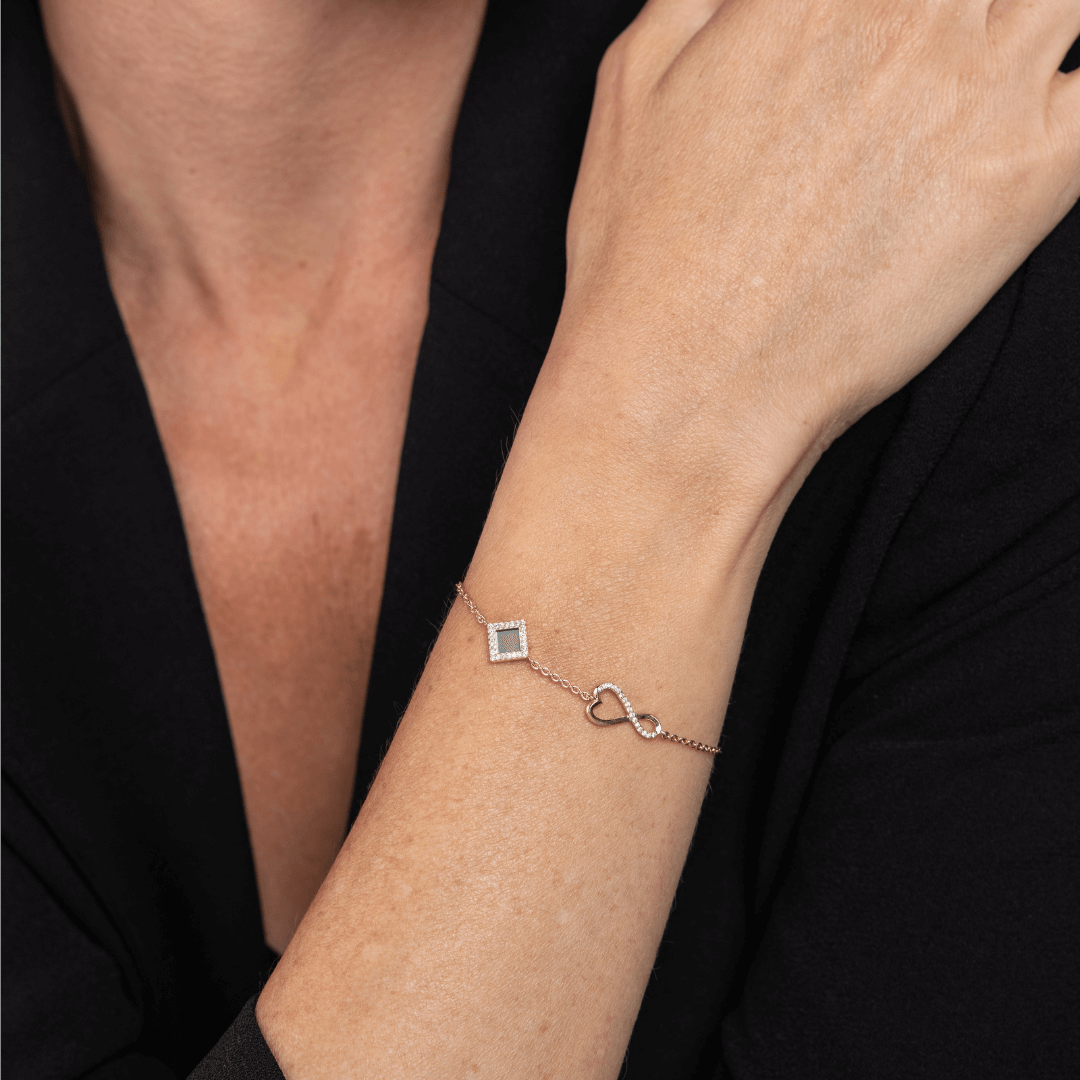 Eternal Love Bracelet - זהב ויהלומים