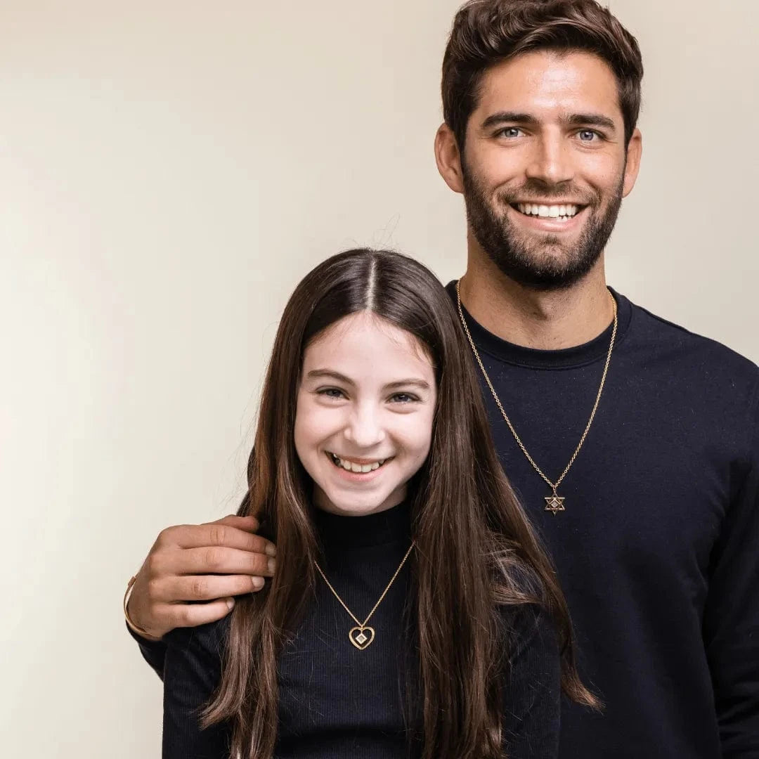 Heart Necklace - זהב ויהלומים