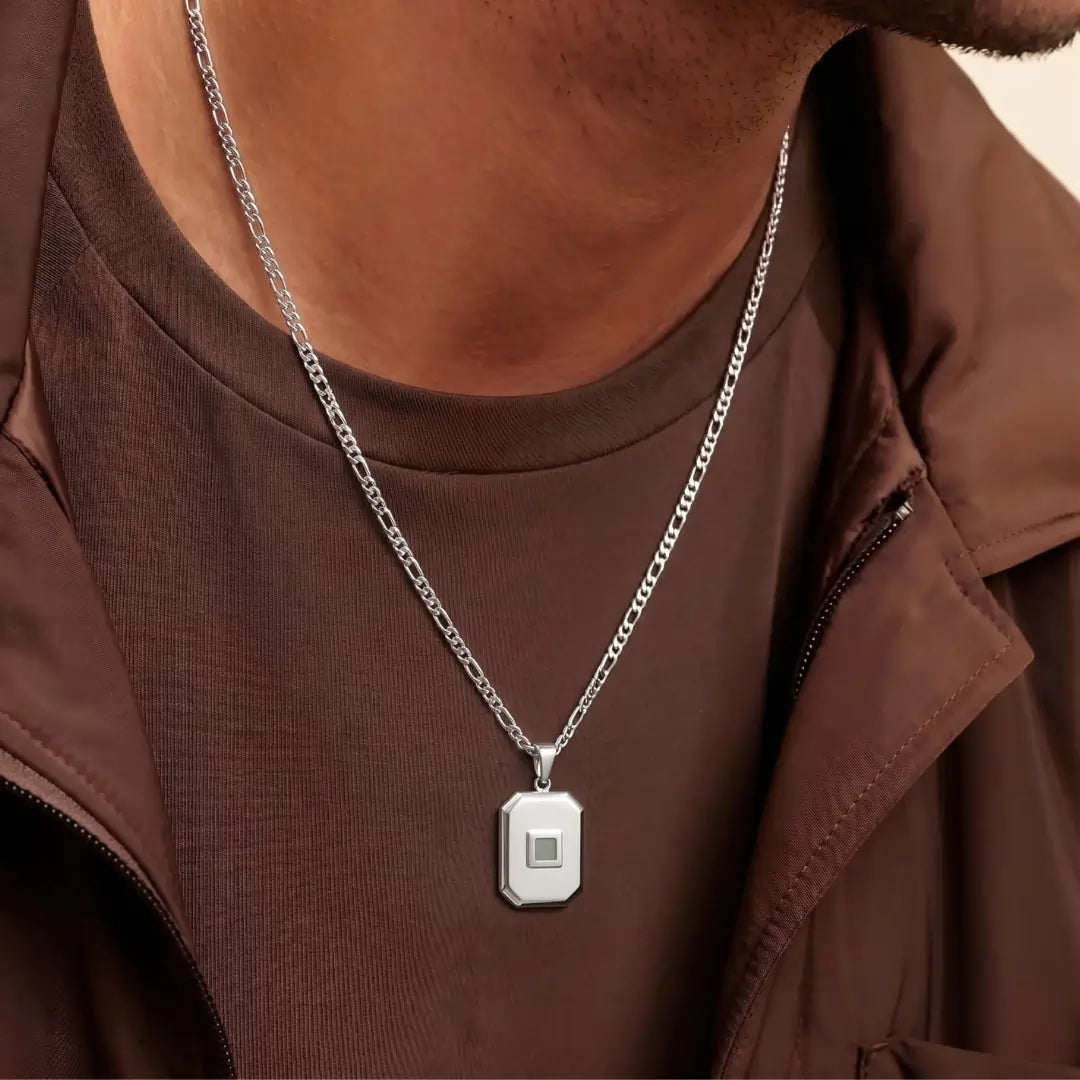 Agate Necklace for Man