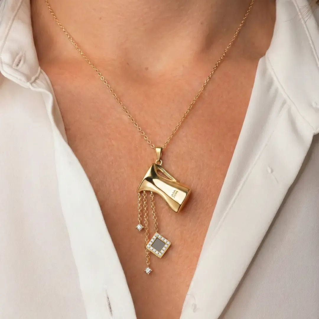 שרשרת מזל דלי לאישה