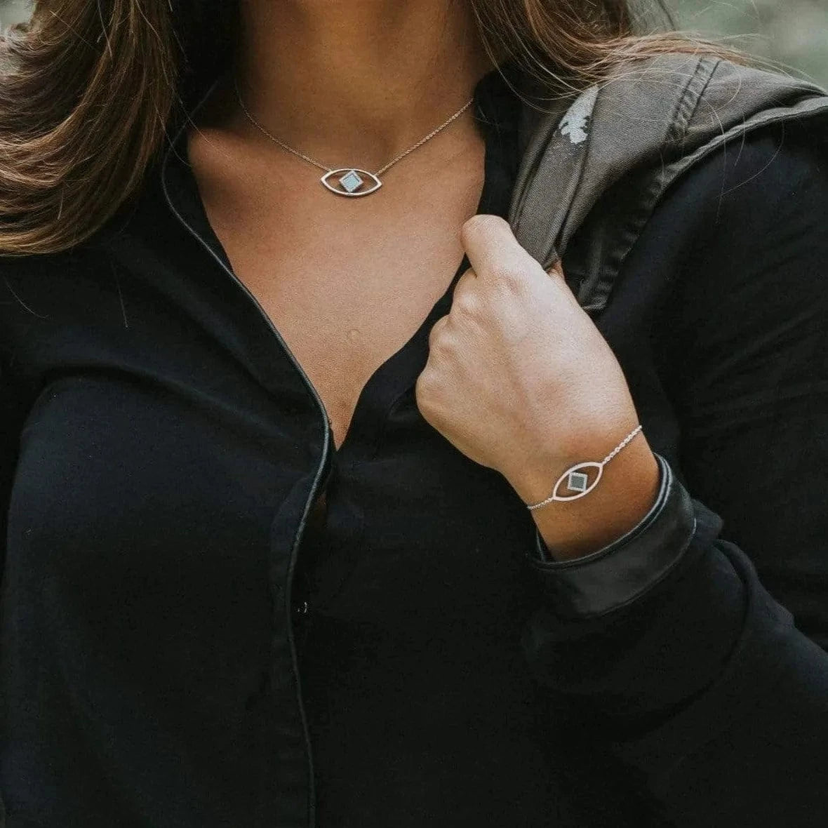 Eye Bracelet - זהב ויהלומים