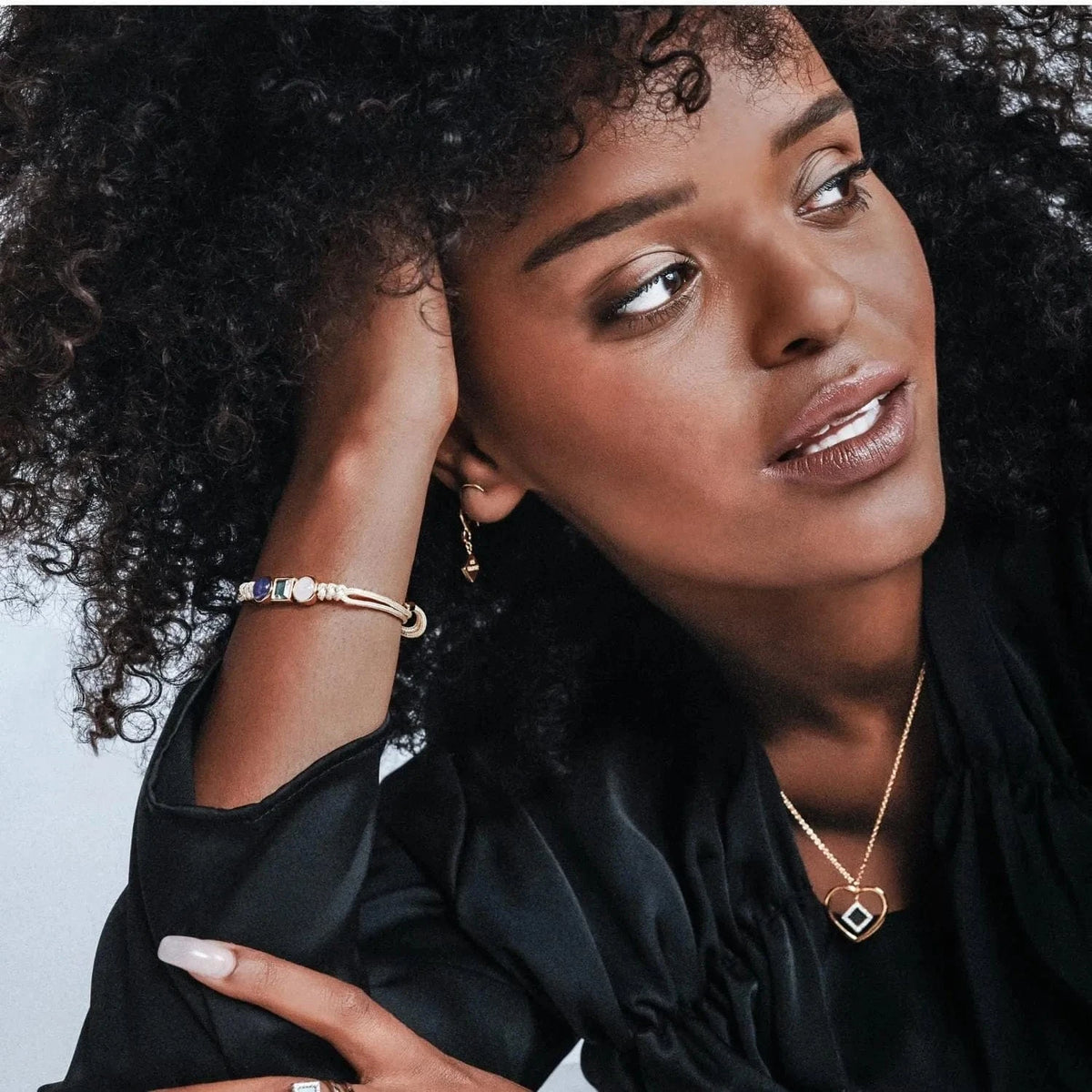 Heart Necklace - זהב ויהלומים