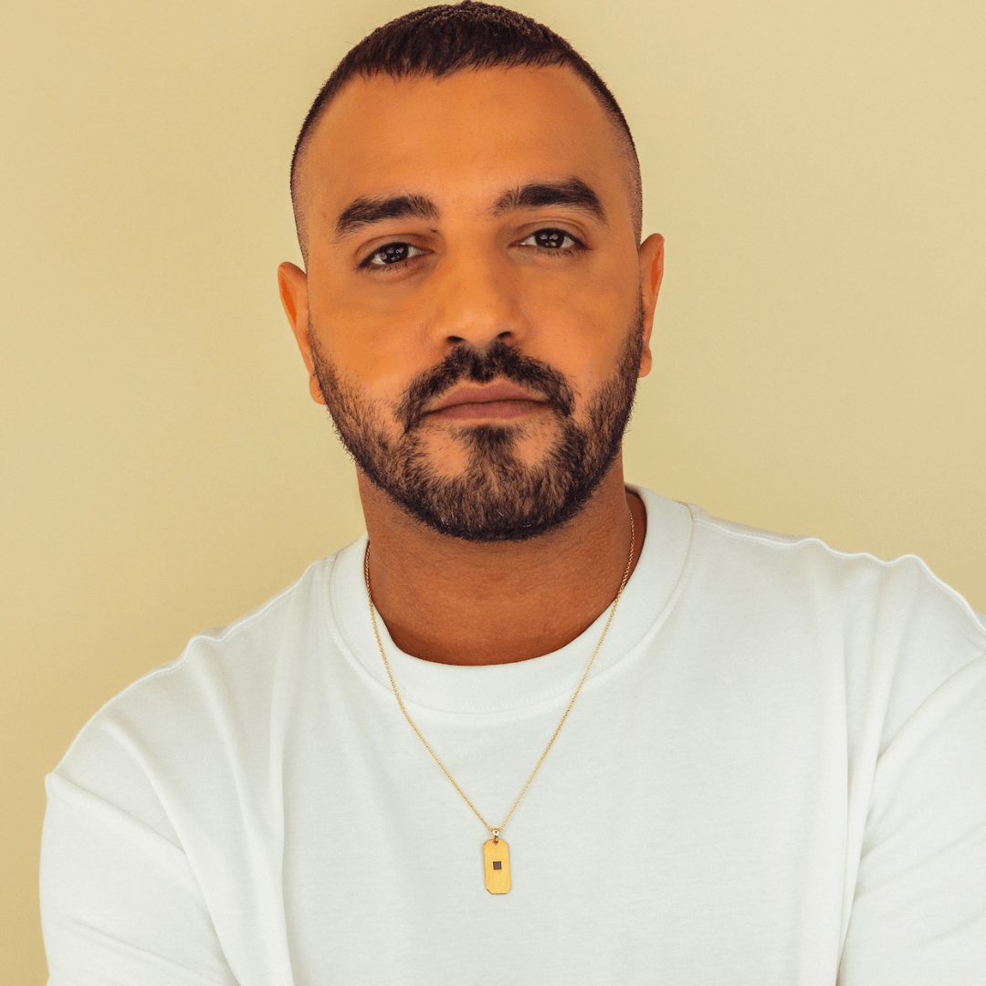 The Diskette Necklace - זהב ויהלומים