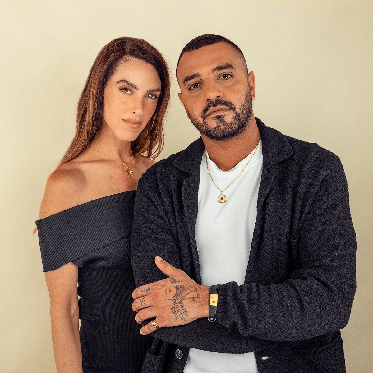 The Compass Necklace - זהב ויהלומים