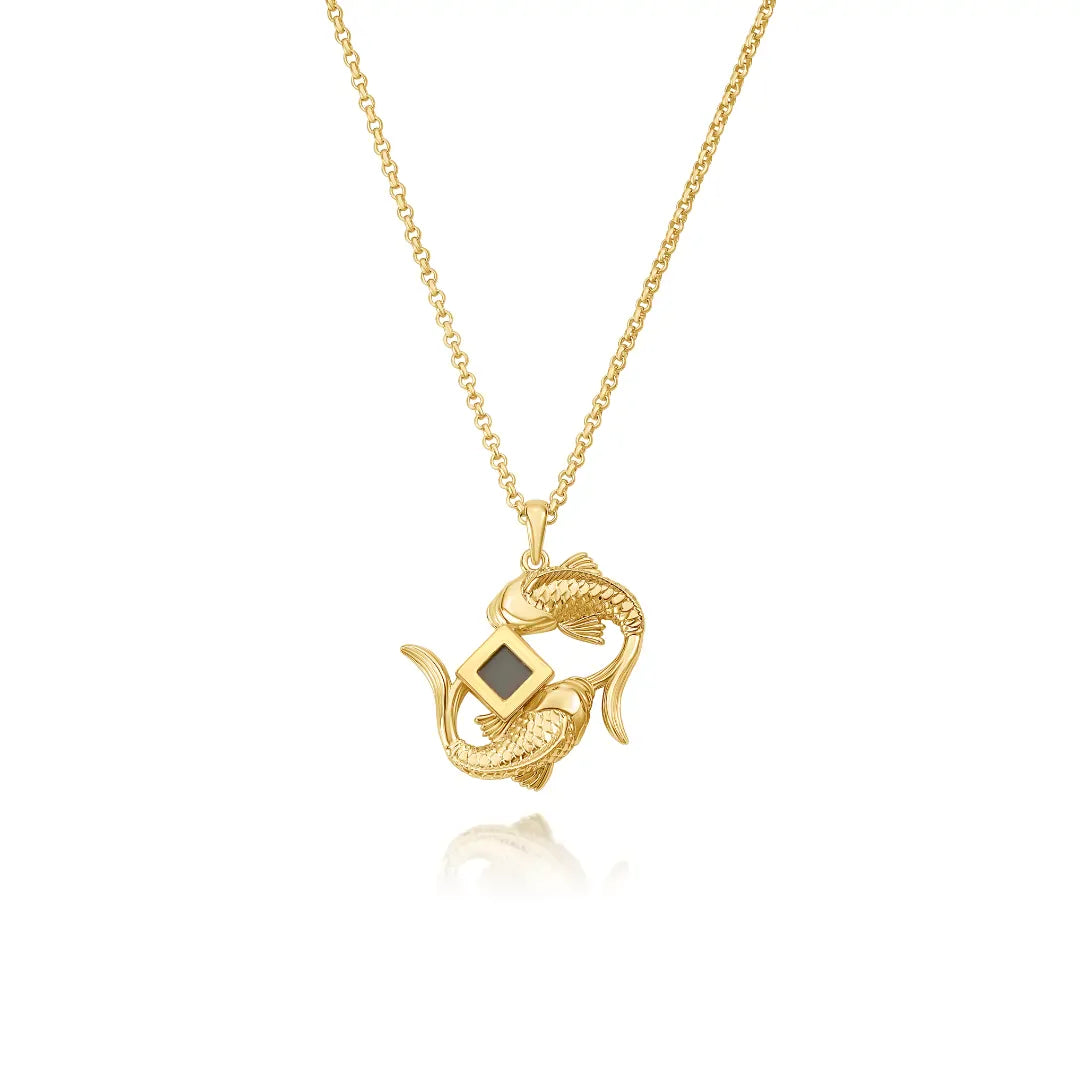 שרשרת מזל דגים לגבר