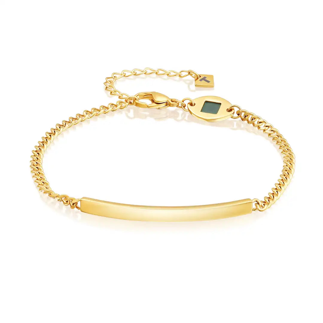 Cuban Plate Bracelet for men - 3mm