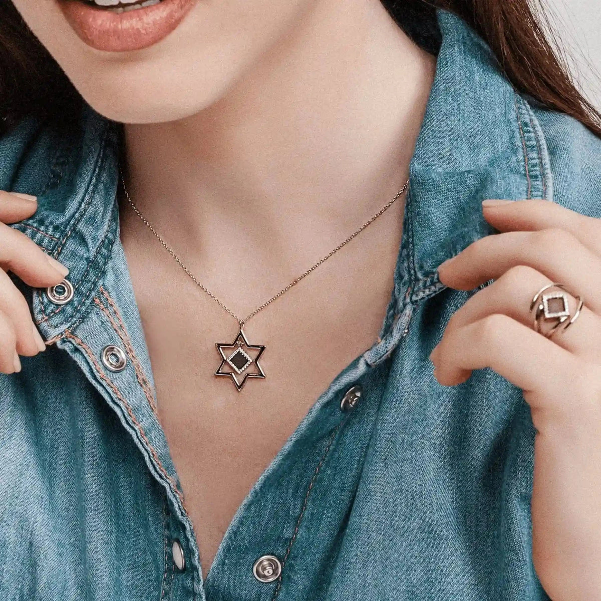 Star of David Necklace - Women