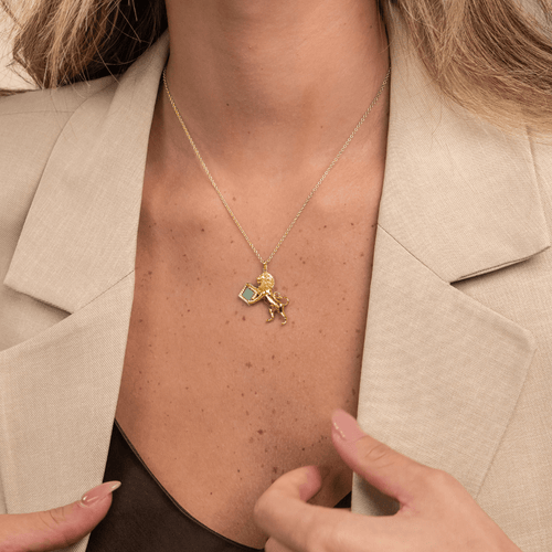 Lavy Necklace - זהב ויהלומים