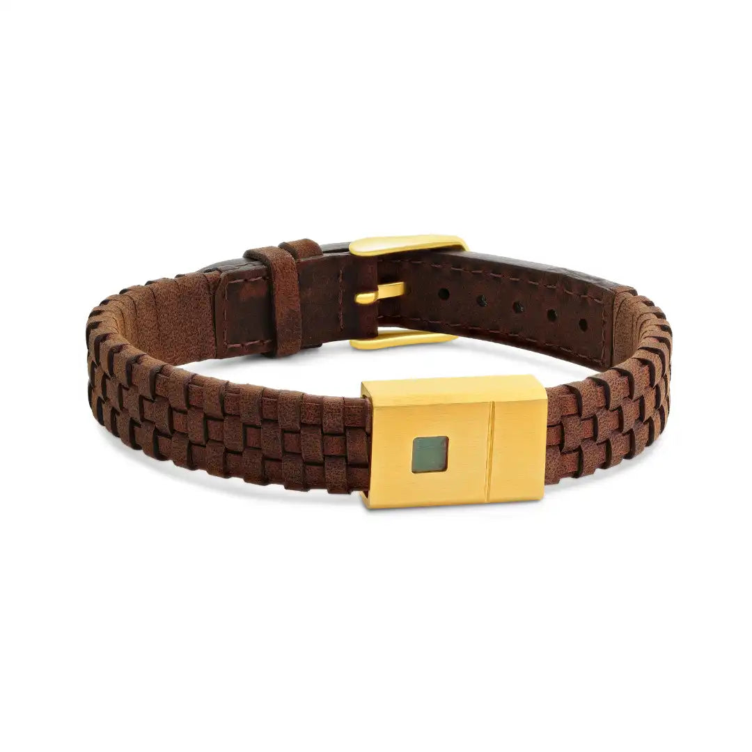 Brown Braided Stability Bracelet
