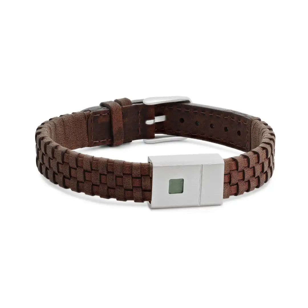 Brown Braided Stability Bracelet
