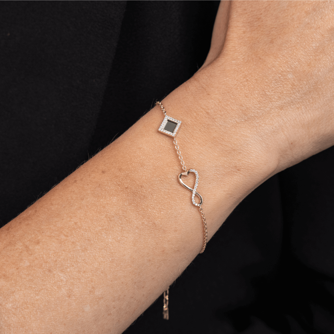 Eternal Love Bracelet - זהב ויהלומים