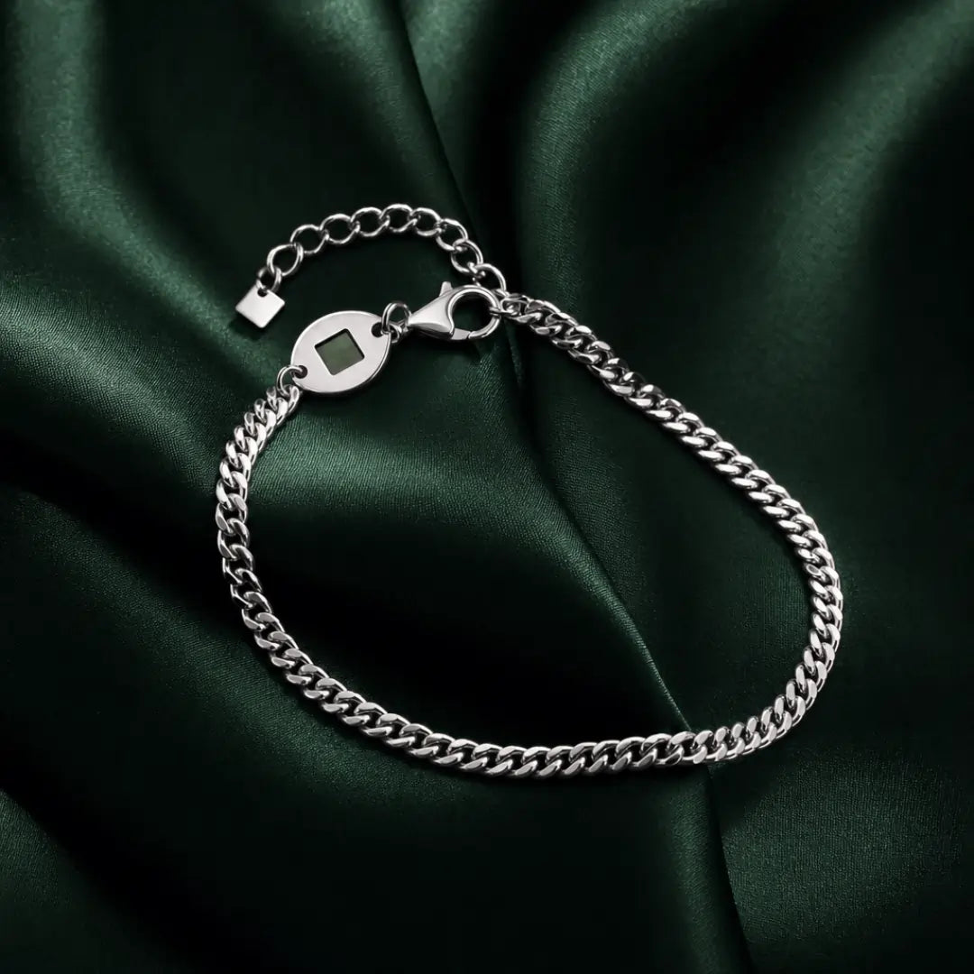 Cuban Bracelet 3mm - זהב 14 קראט