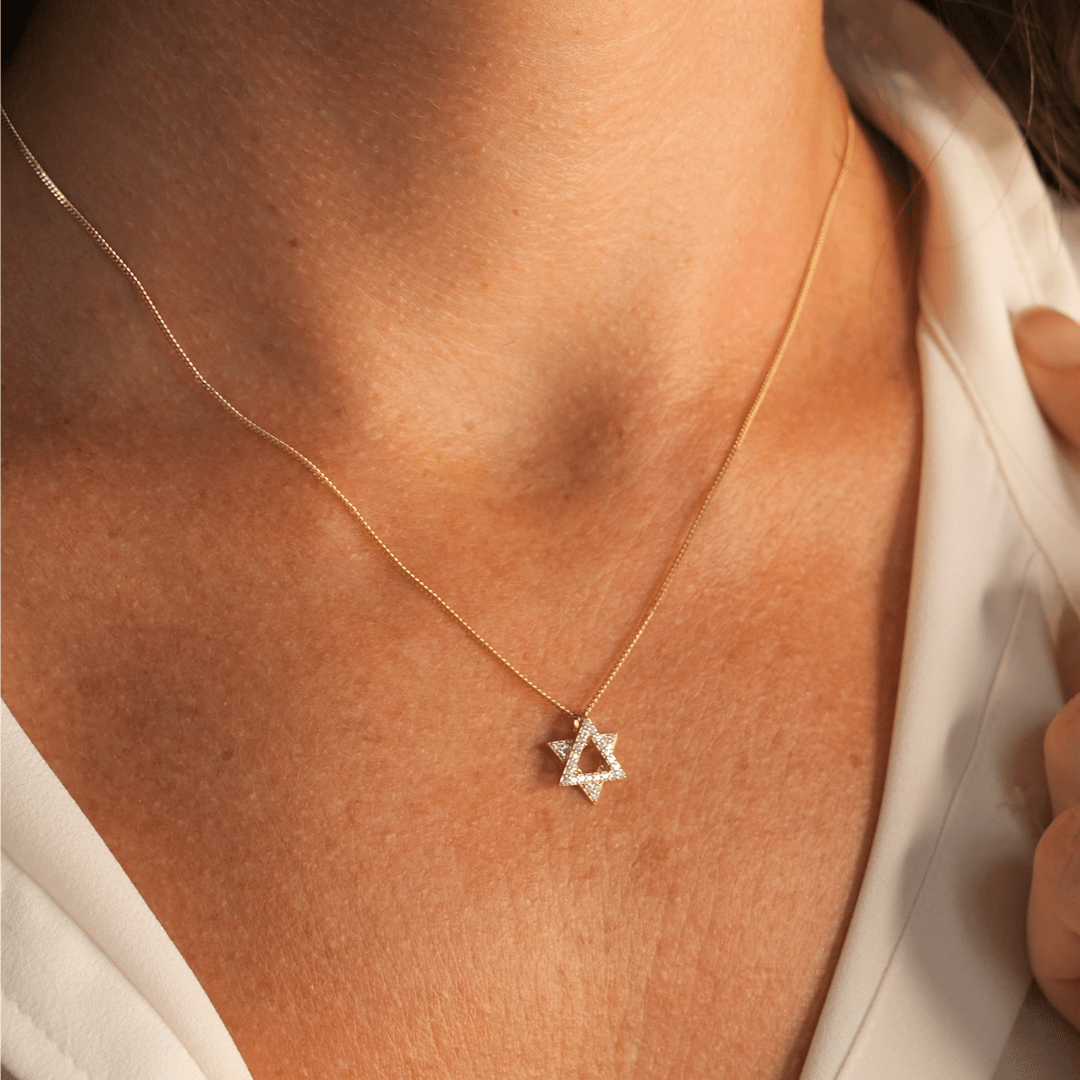 Star of David Necklace for Women