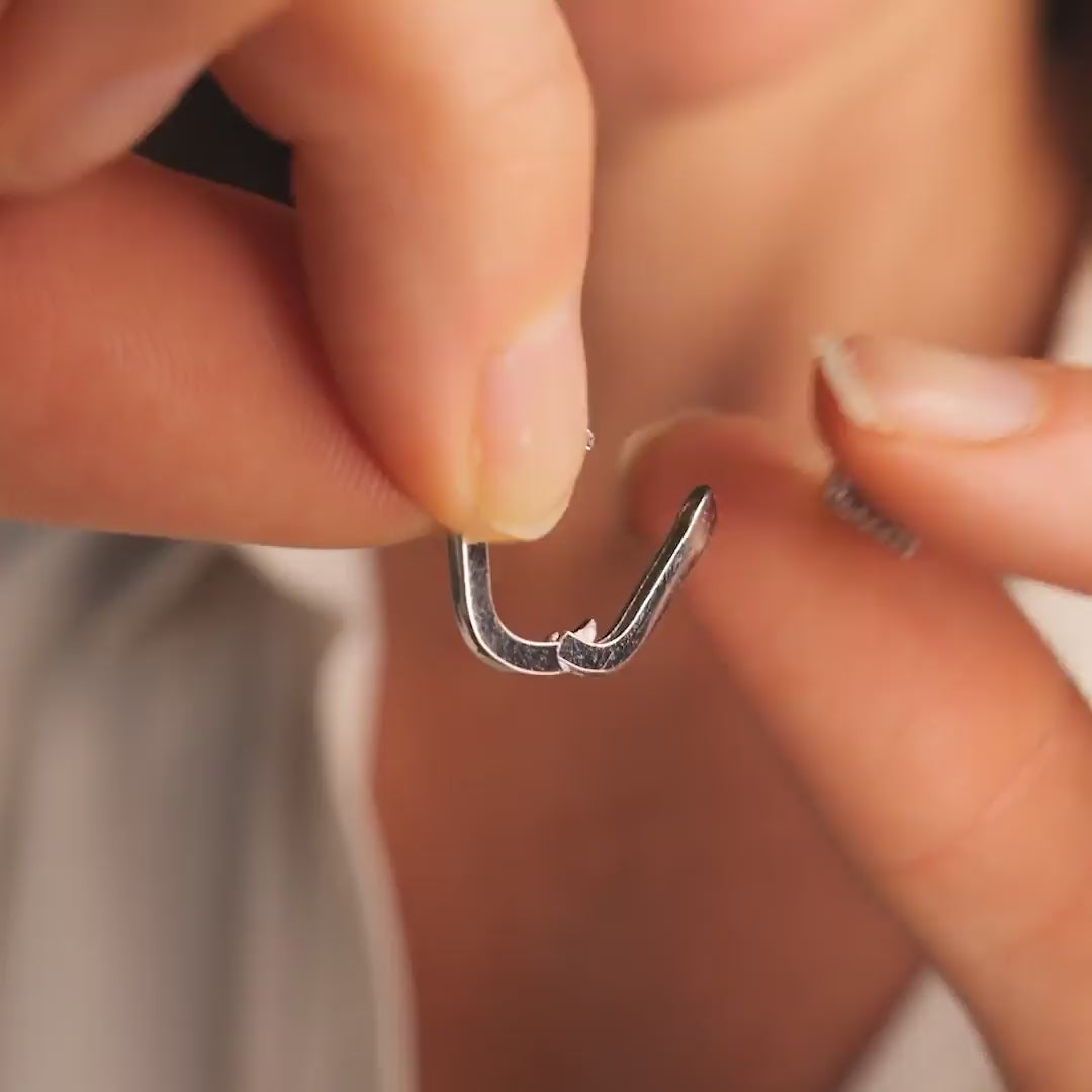 The Princess Clip Earrings - זהב ויהלומים