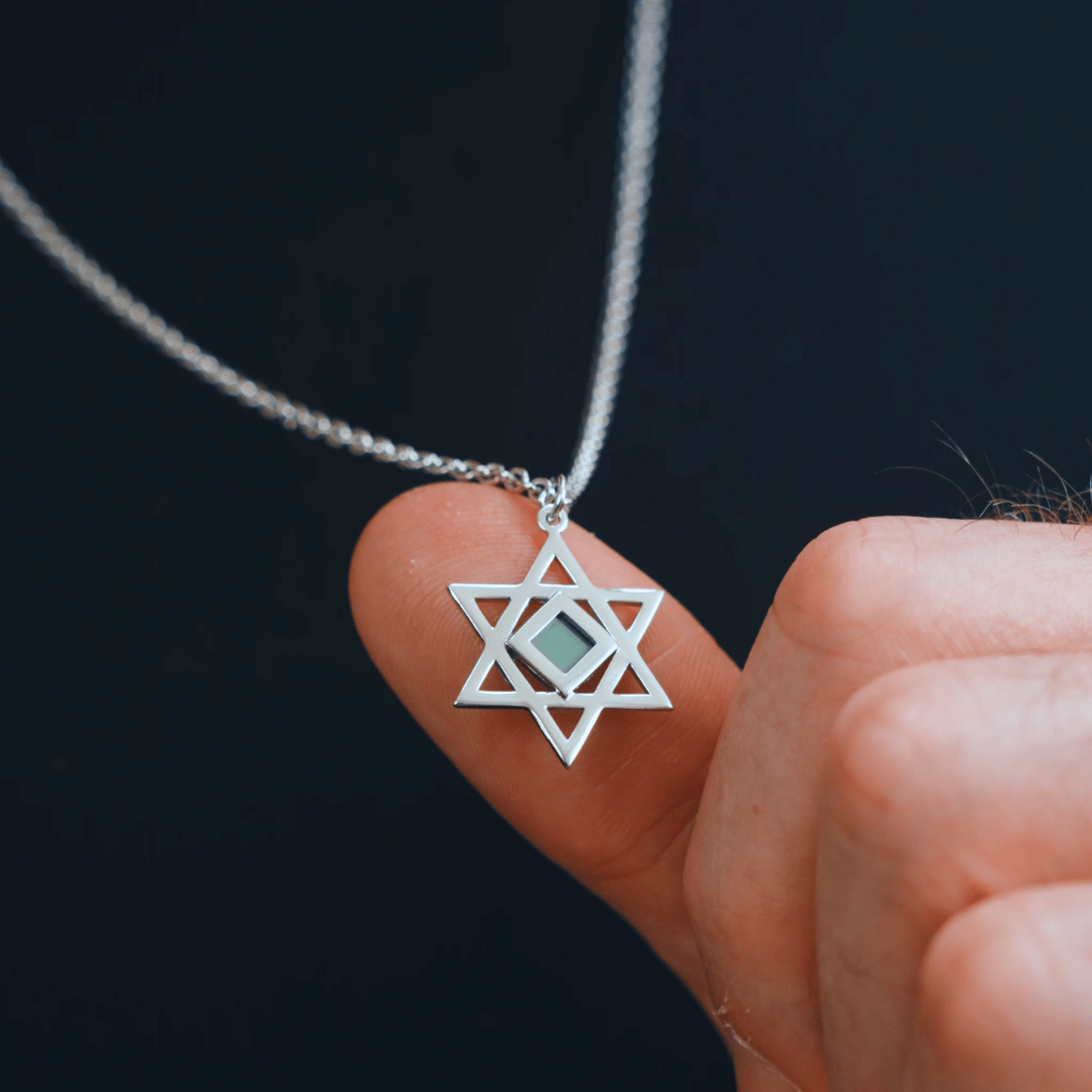 Star of David Necklace for Men