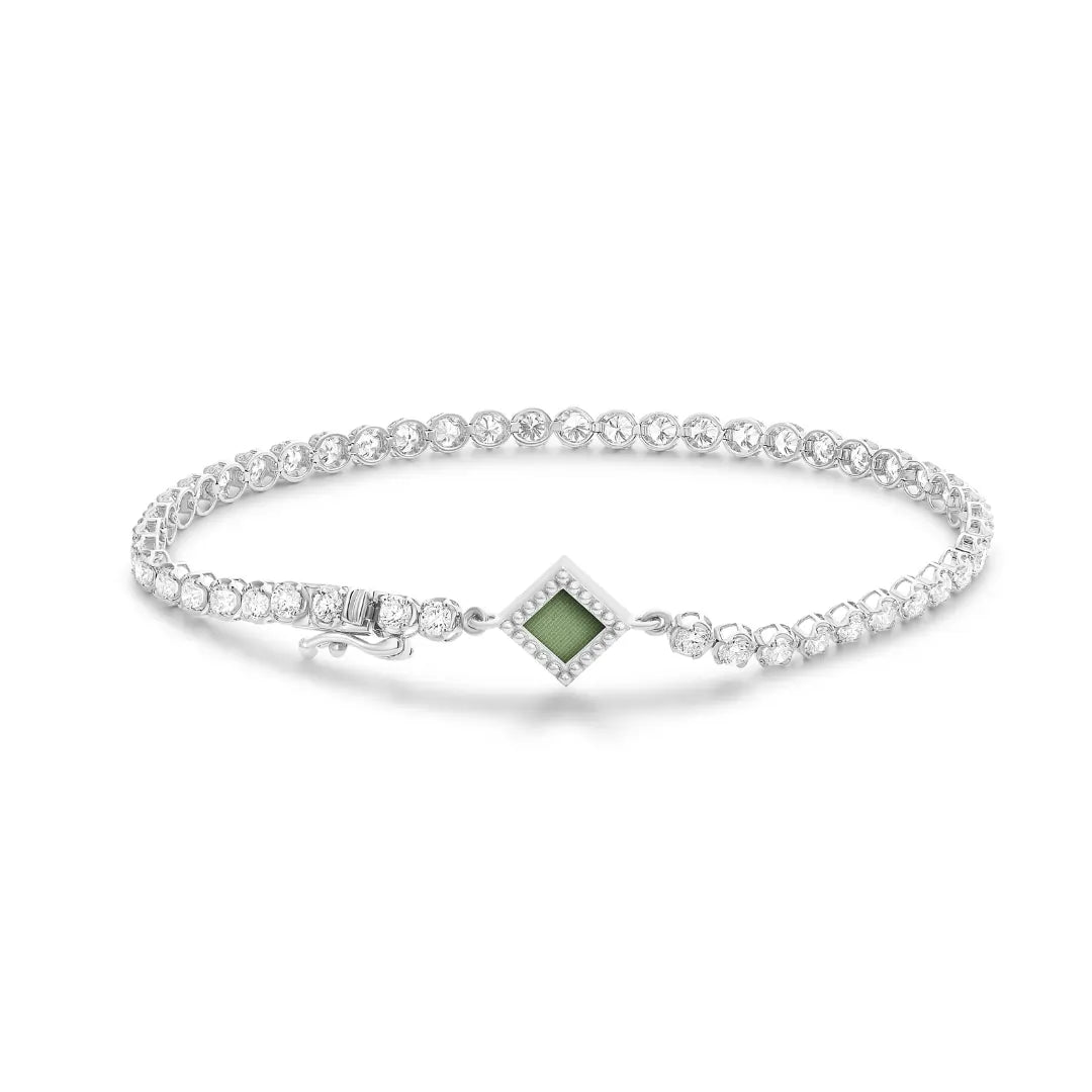 Tanaor Tennis Bracelet 3.3ct - זהב ויהלומים