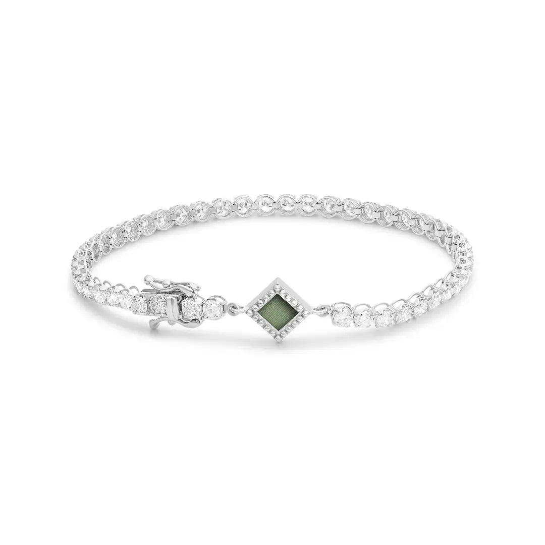 Tanaor Tennis Bracelet 4.5ct - זהב ויהלומים