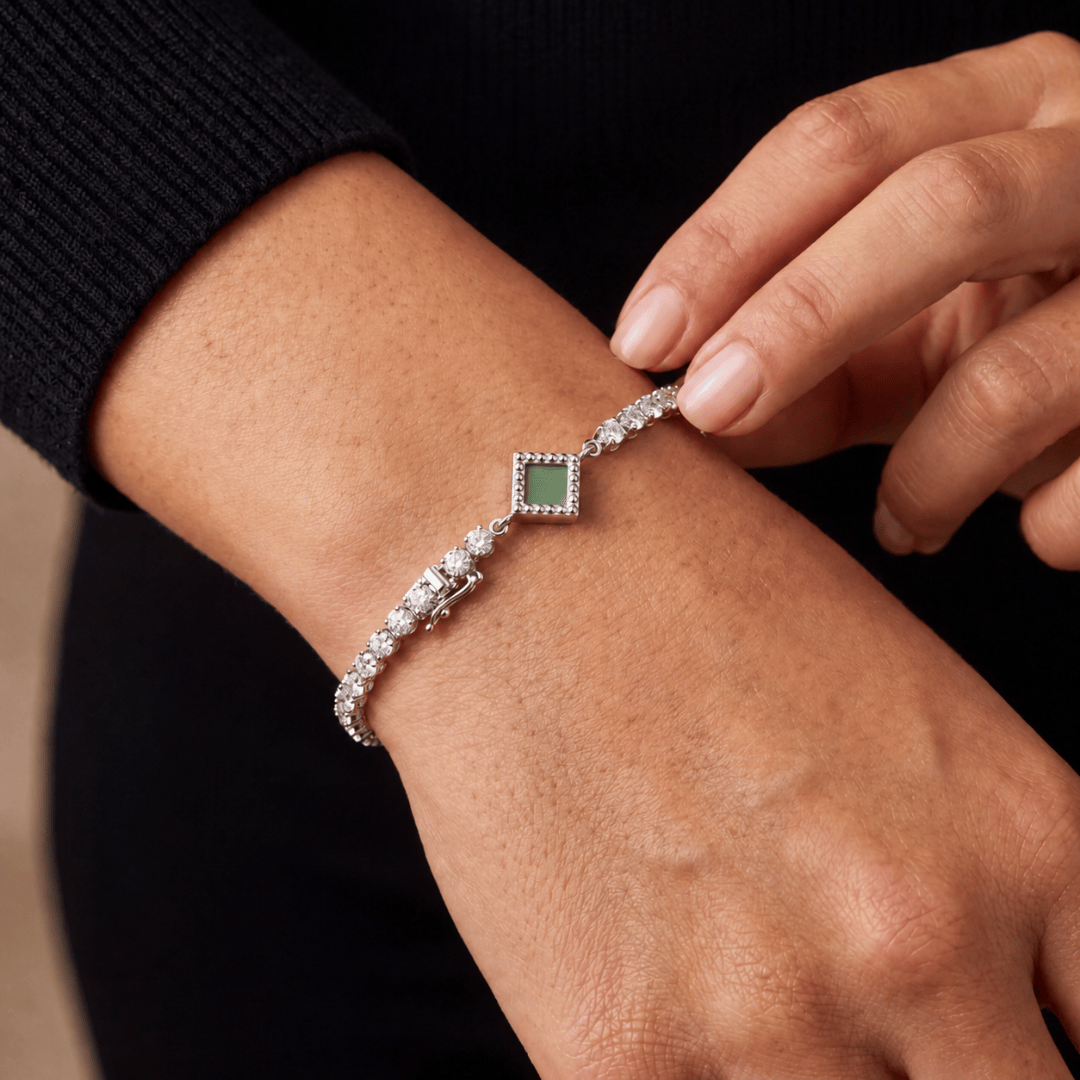 Tanaor Tennis Bracelet 3.3ct - זהב ויהלומים
