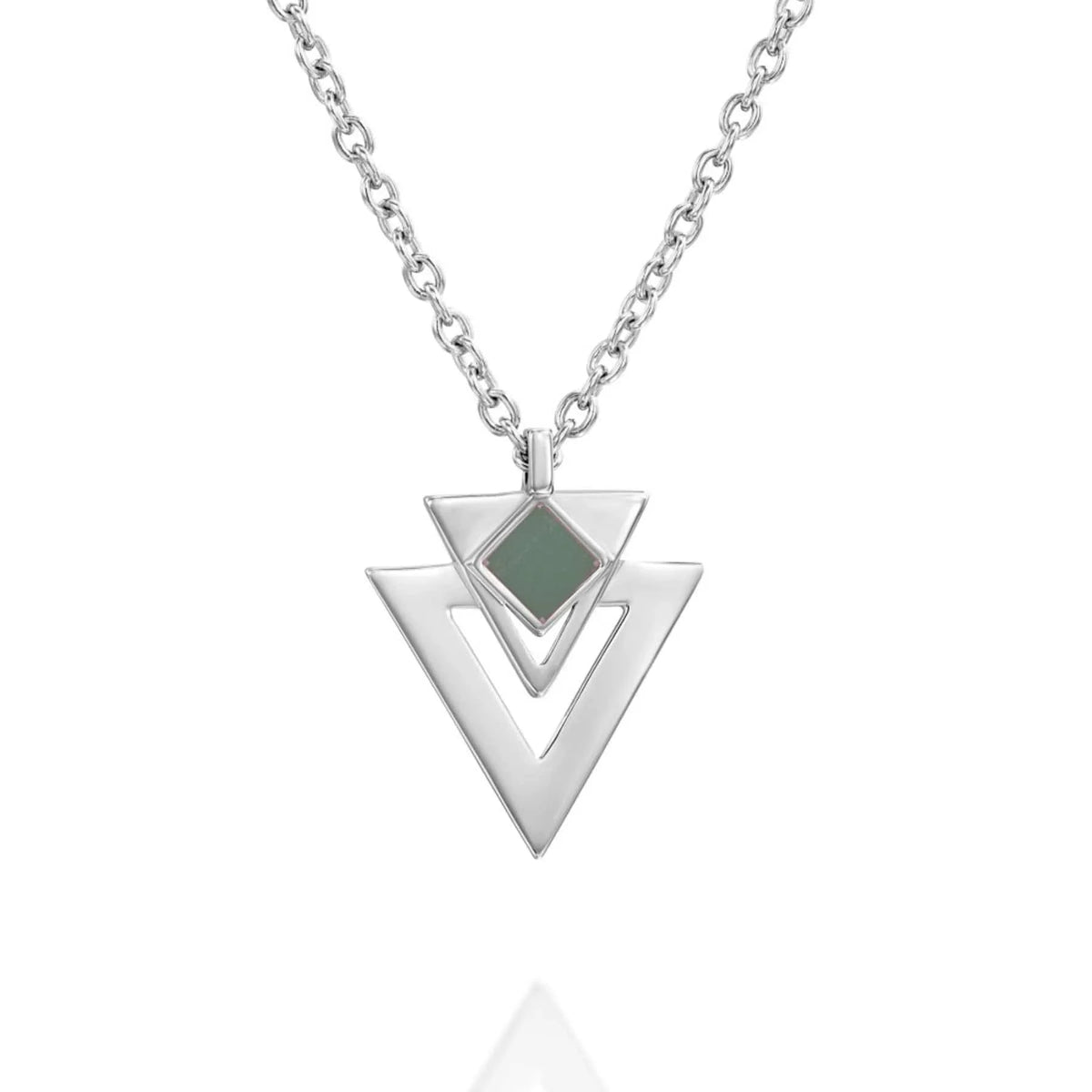 Triangle Necklace - זהב 14 קראט