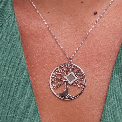 Shiny Tree of Life Necklace