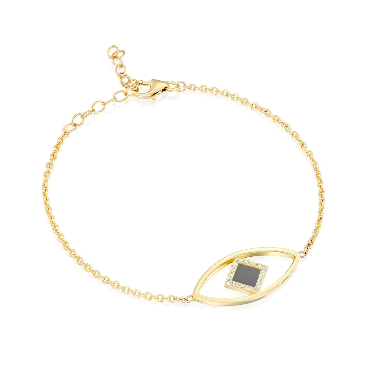 Eye Bracelet - זהב ויהלומים