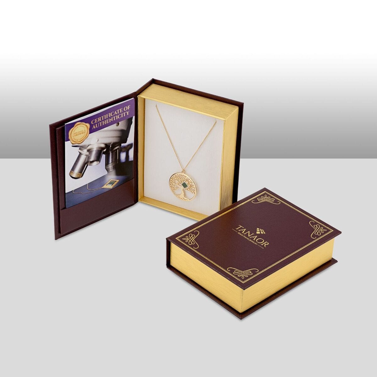 The Infinity Flower Necklace - זהב ויהלומים